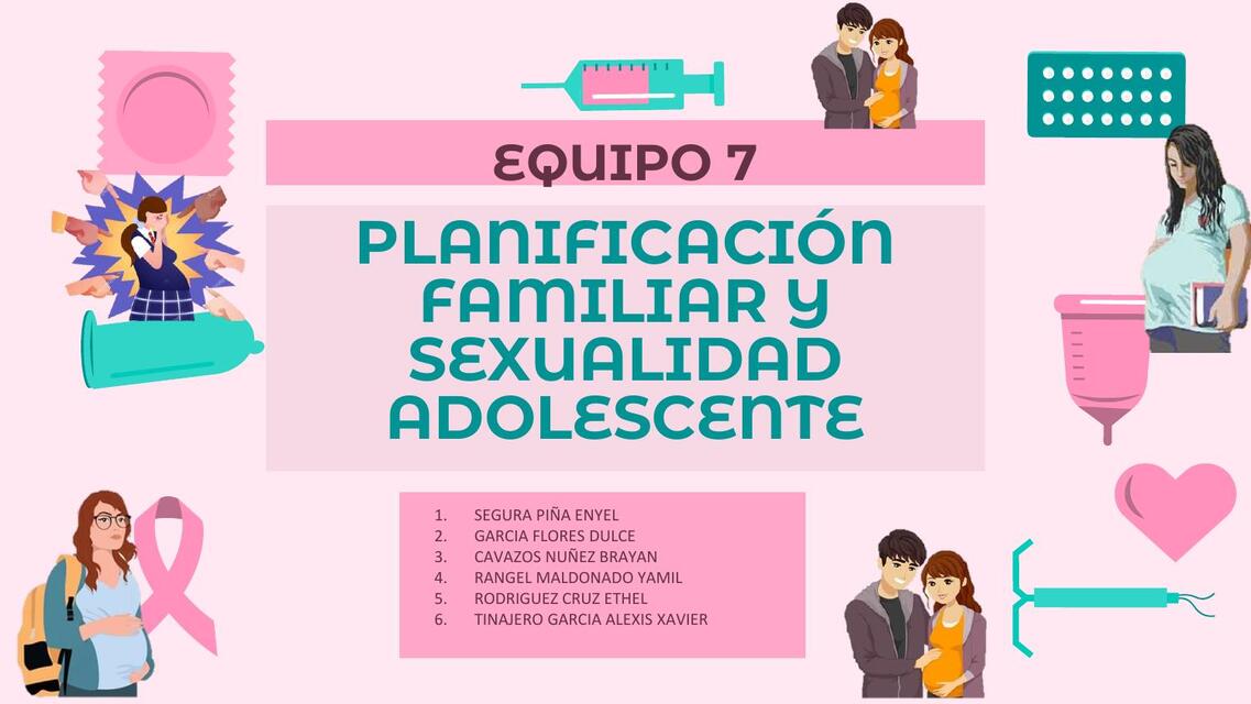 Planificación familiar y sexualidad adolescente 