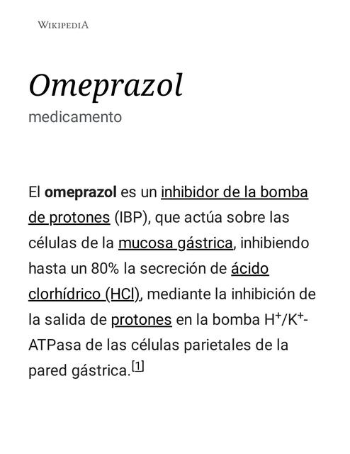 Omeprazol 