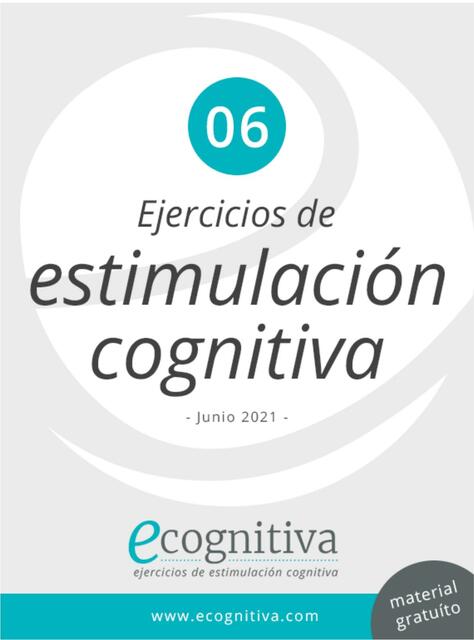 Ejercicios de Estimulación Cognitiva 