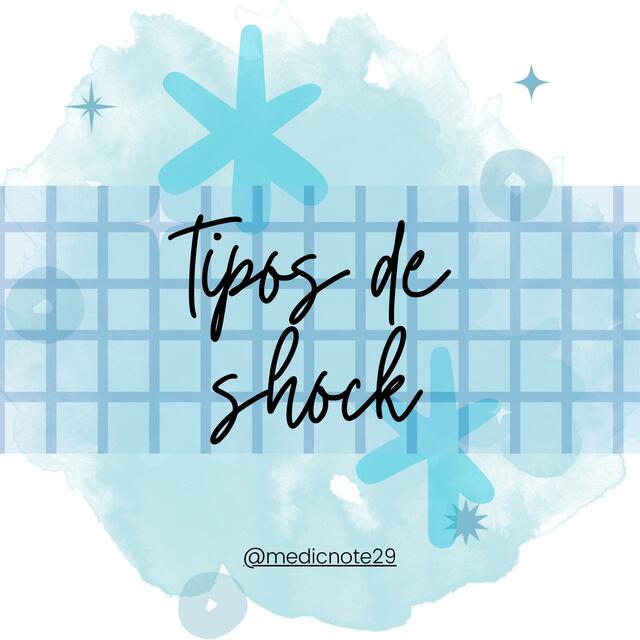 Tipos de shock