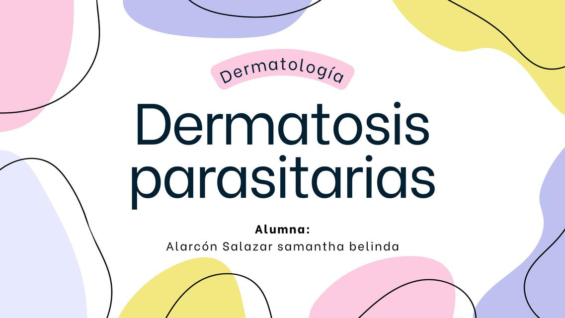 Dermatosis parasitarias