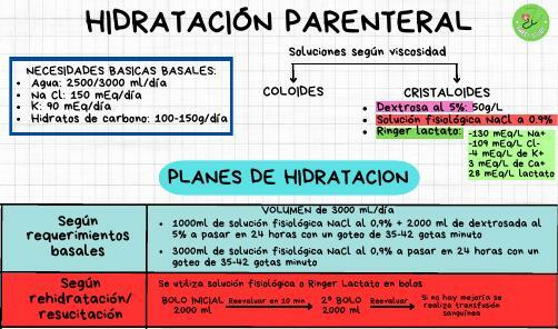 HIDRATACIÓN PARENTERAL