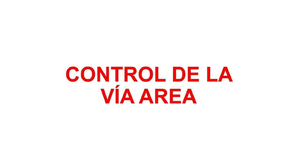 Control de la vía aerea 