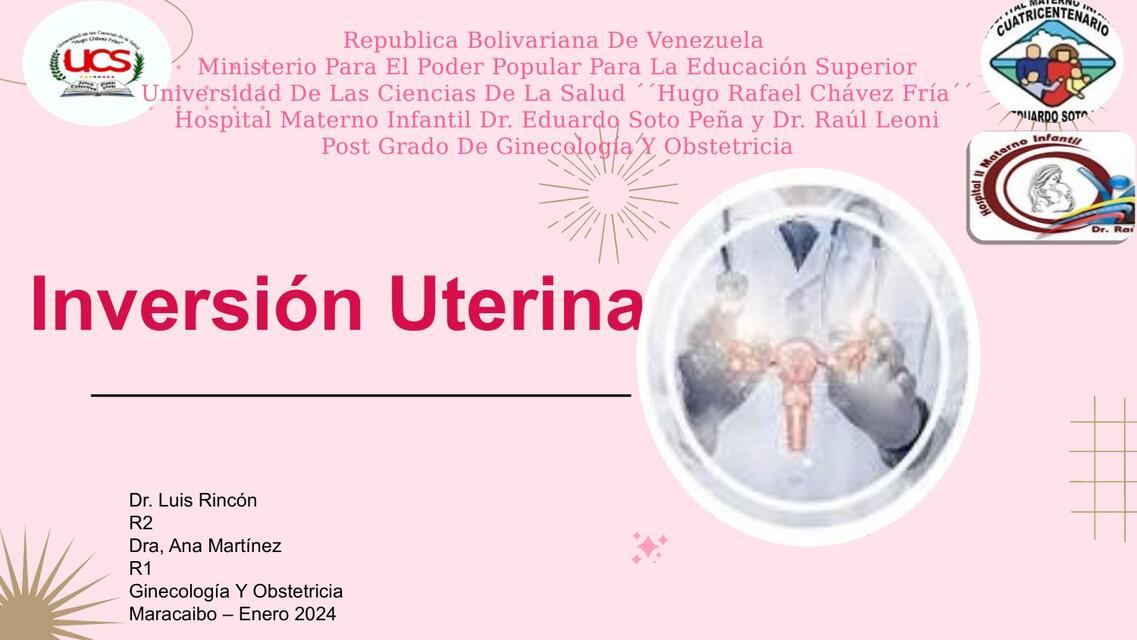 Inversión uterina 