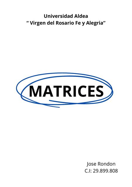 Matrices