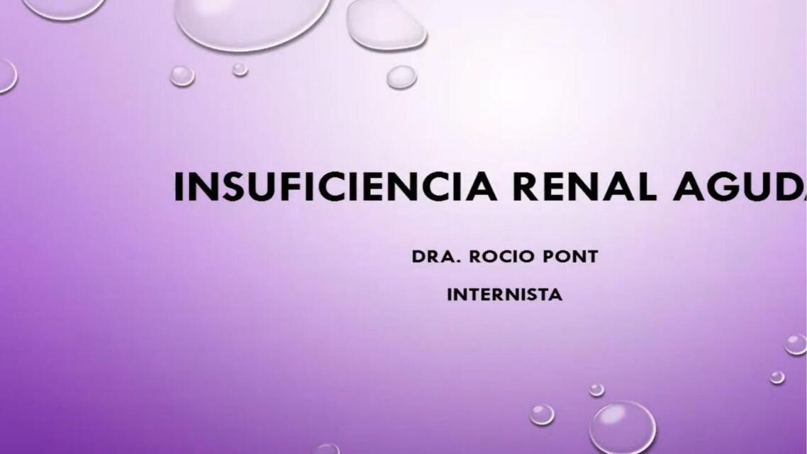 Insuficiencia renal aguda 