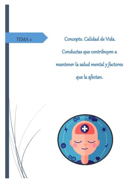 Calidad de Vida y Salud Mental | Andrea Sacchetti | uDocz