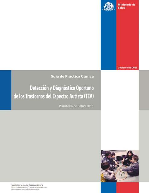 Detección y Diagnóstico Oportuno de los Trastornos del Espectro Autista 