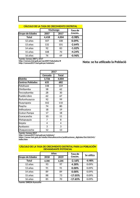 Calculo de Demanda secundaria