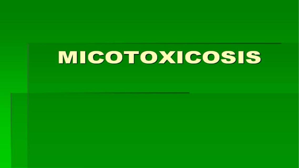 Micotoxicosis 