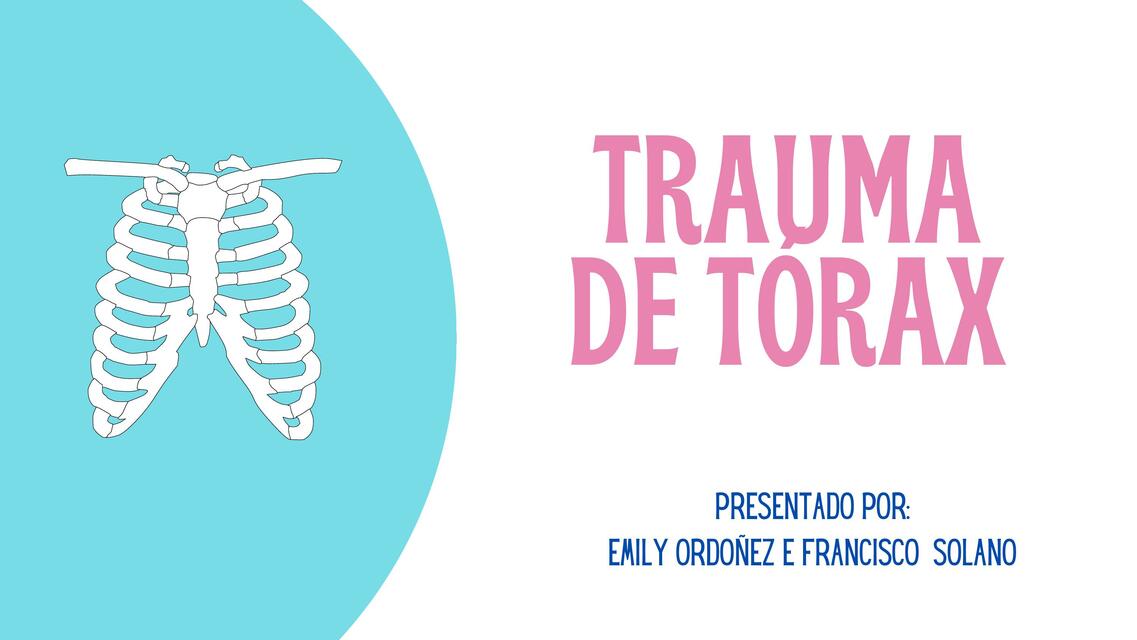 Trauma de tórax 