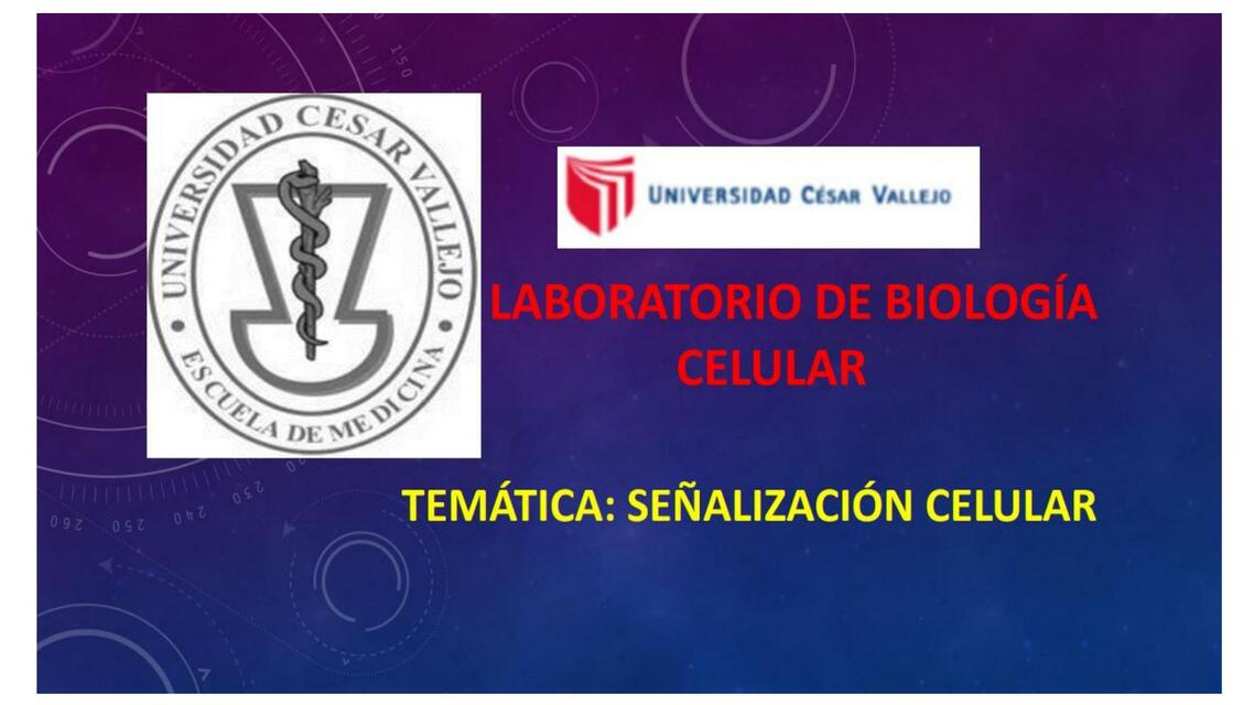 Biología Practica Vías de Señalización Celular