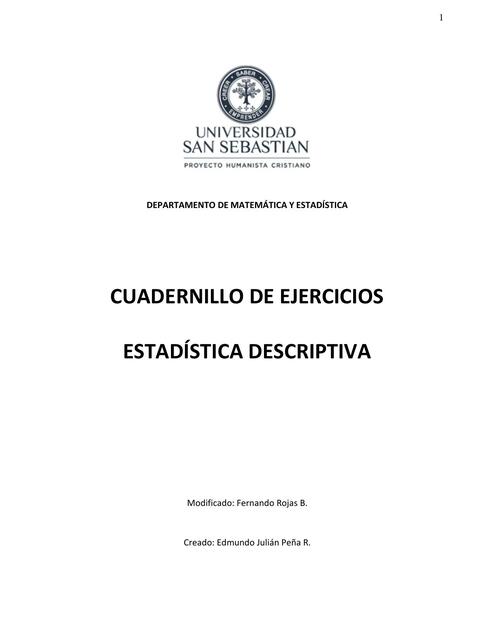 DMAE Cuadernillo de ejercicios Estadística Descriptiva 