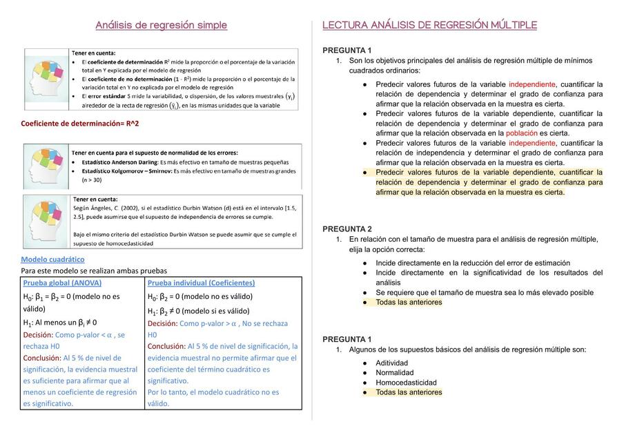 Estadística Control3 (Regresión simple y múltiple)