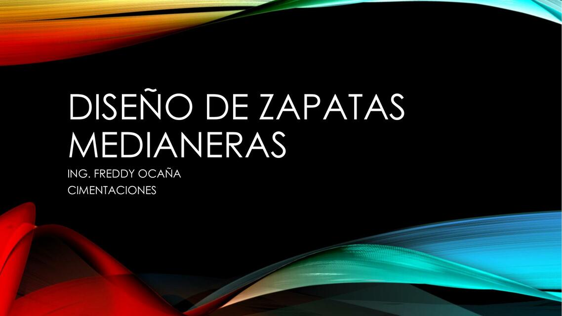 Zapatas Medianeras