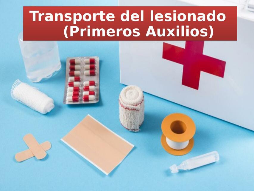 Transporte de lesionado 