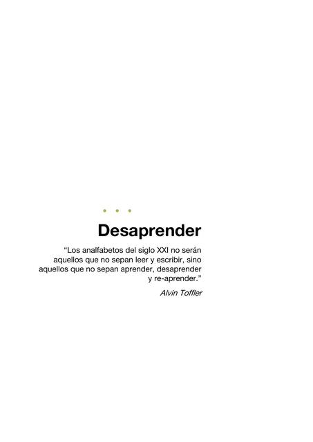 Desaprender