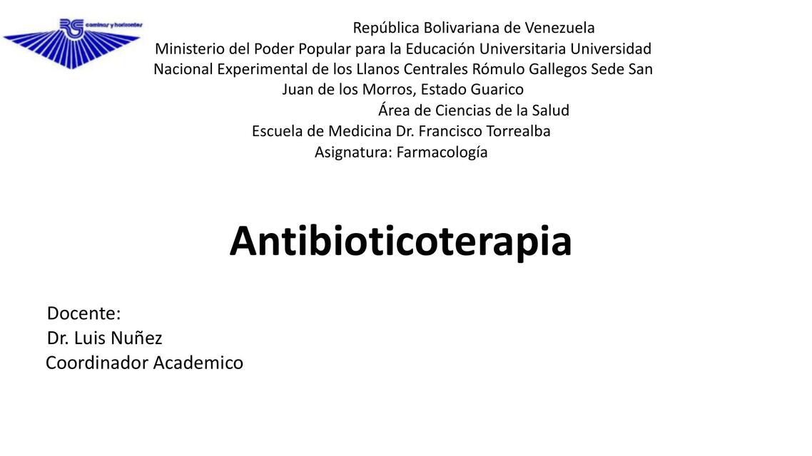 Antibioticoterapia 