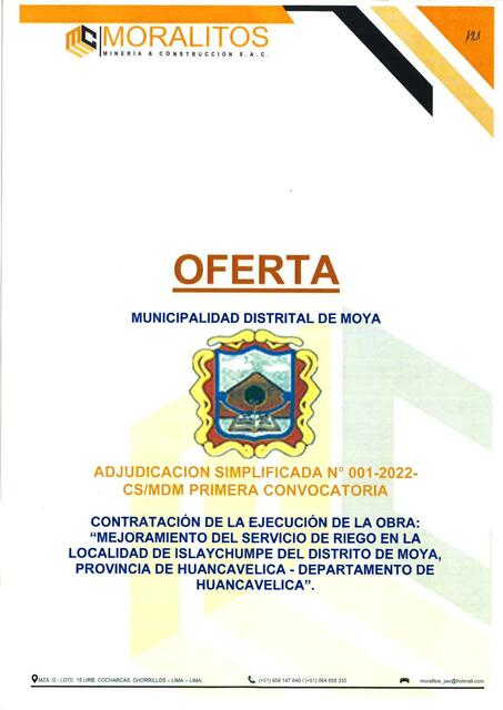 Contratación de la Ejecución de la Obra 