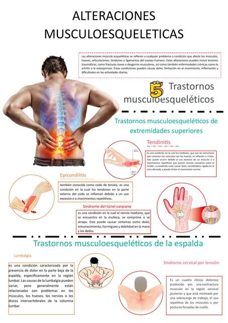 Alteraciones Musculoesqueléticas | Esther Zirena | uDocz