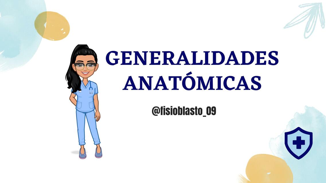 Generalidades Anatómicas 