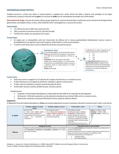 ENFERMEDAD ÁCIDO PÉPTICA