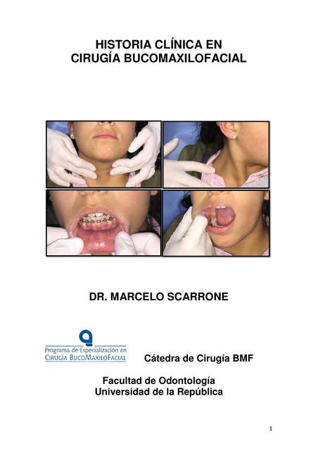 HISTORIA CLINICA BUCOMAXILOFACIAL