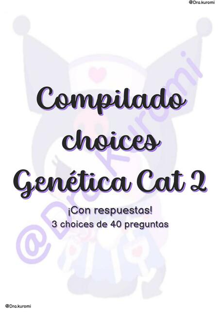 Compilado choices de genetica cat 2