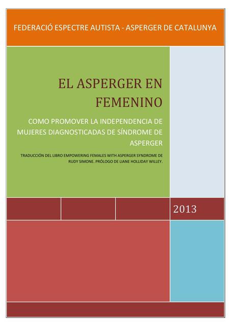 El Asperger en Femenino