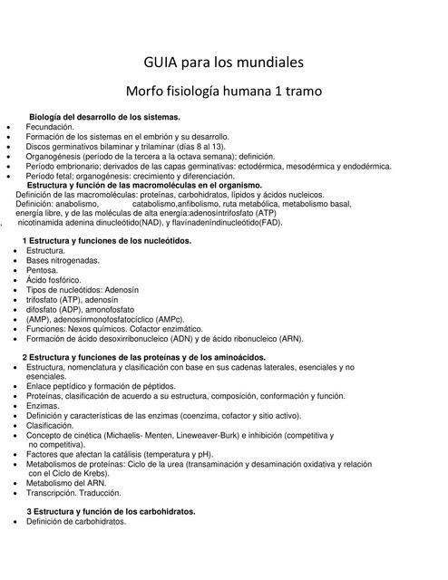 Guía de morfofisiología 