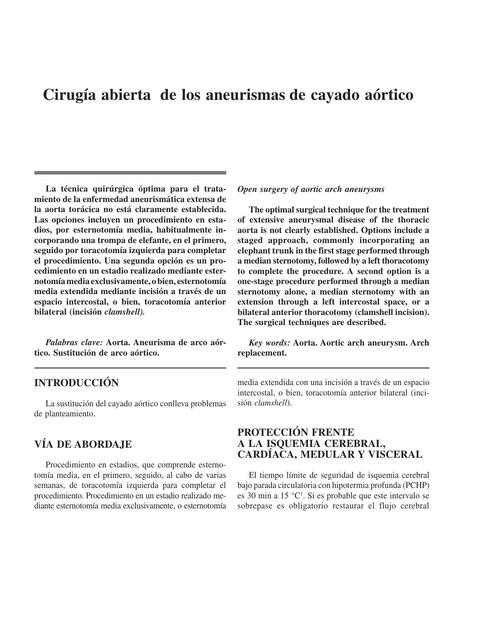 Resúmenes de Cayado aórtico | Descarga apuntes de Cayado aórtico