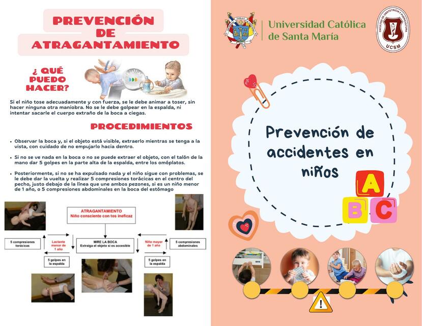 Folleto De Prevencion De Accidentes Para Niños