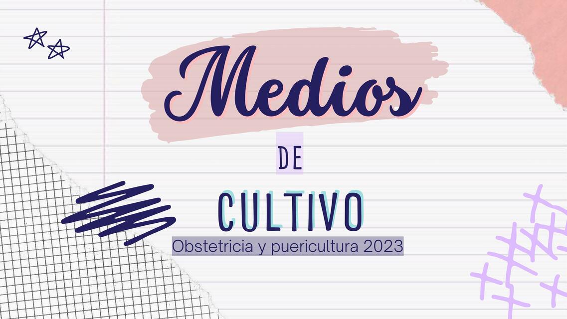 Medios de Cultivo OyP