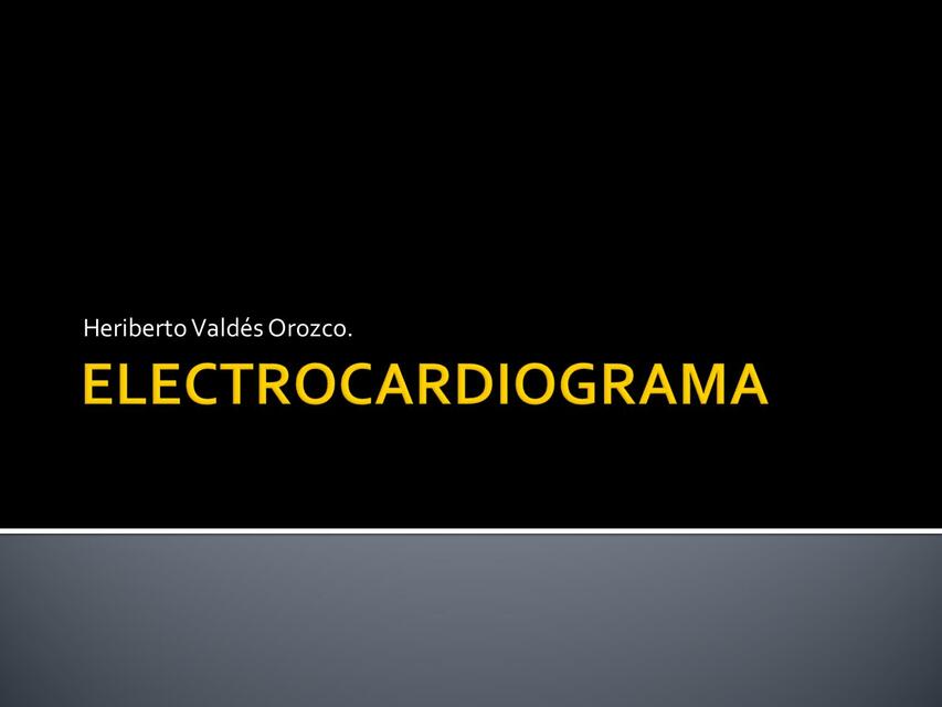 Electrocardiograma 