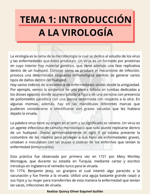 Introducción a la Virología