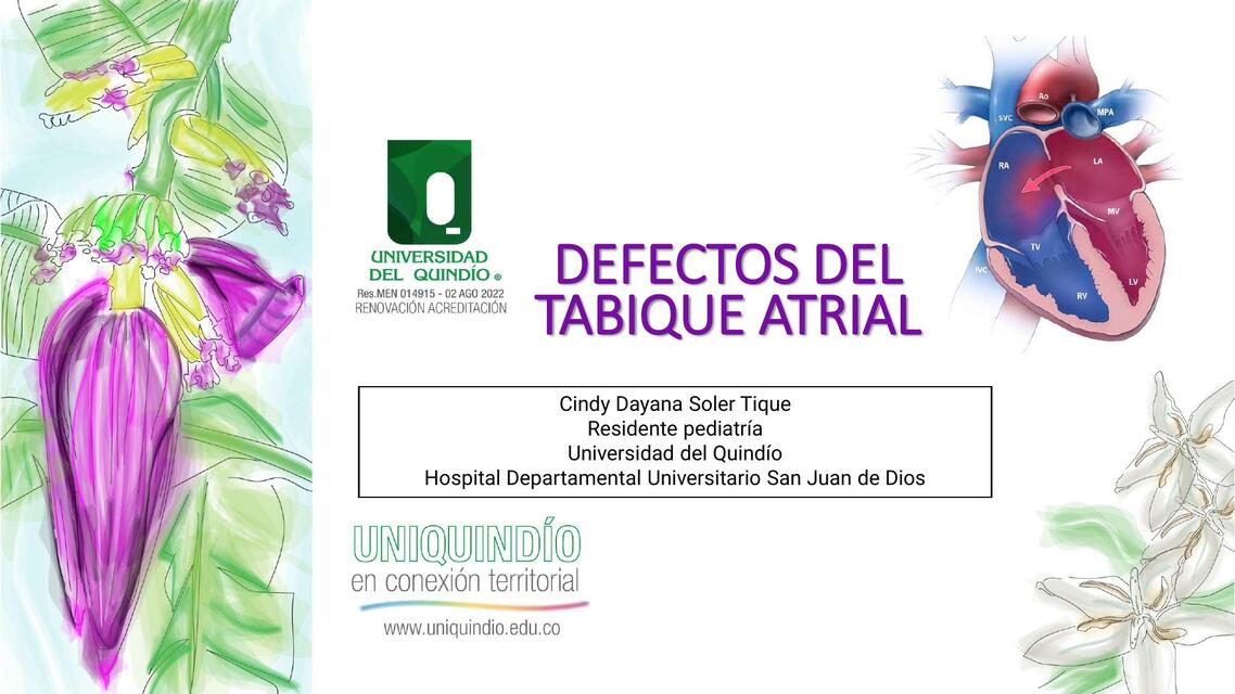 Defectos del tabique atrial 