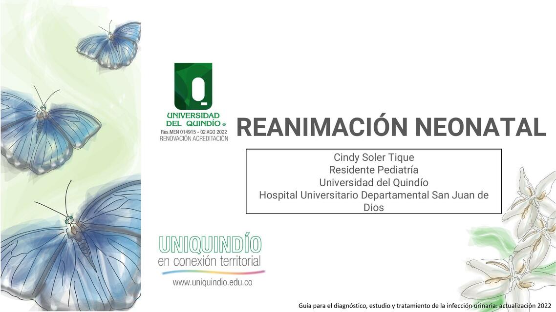 Reanimación Neonatal 