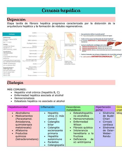 Cirrosis Hepática