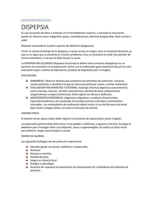 Dispepsia