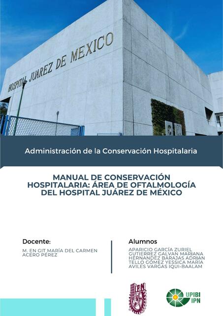 Manual de Conservación Hospitalaria 