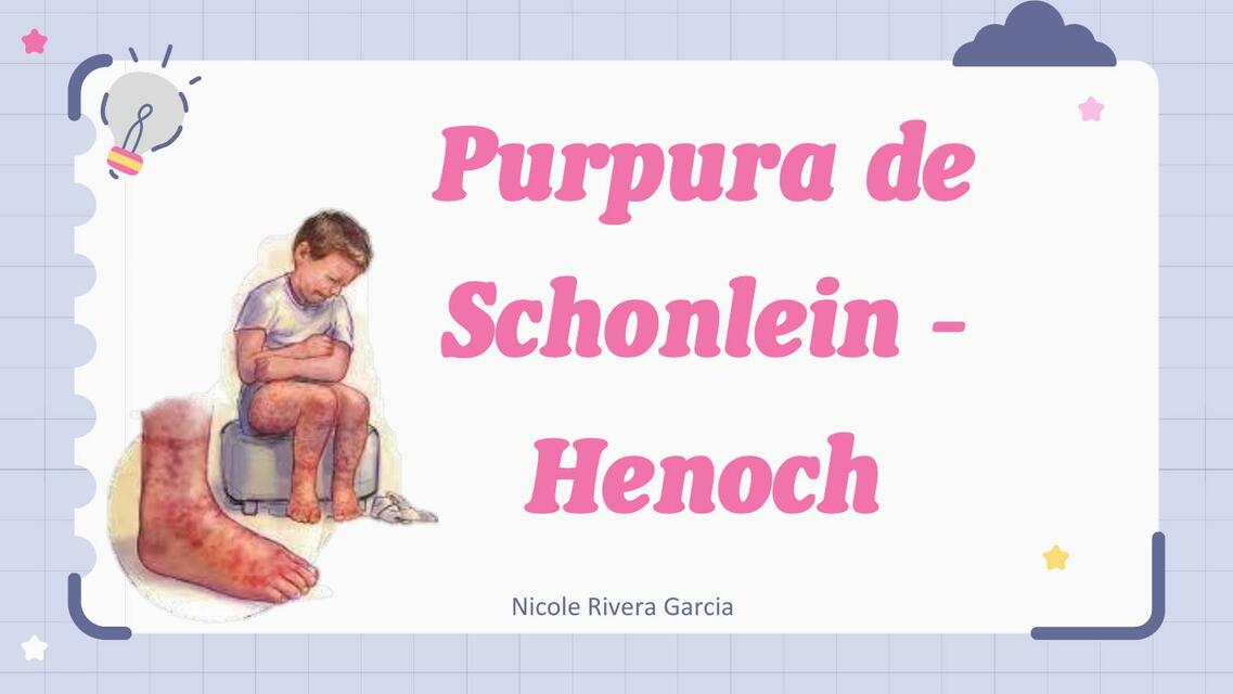 Purpura de Shonlein-Henoch 