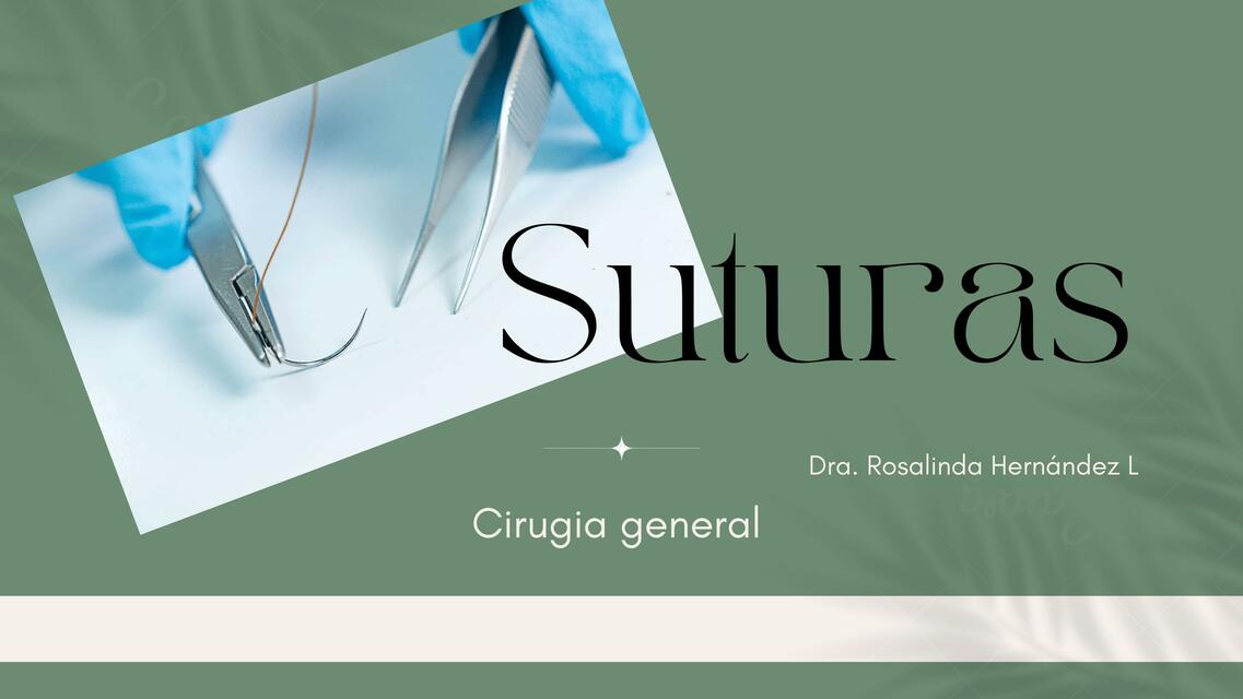 Suturas