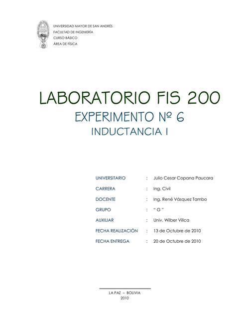 Laboratorio fis 200 