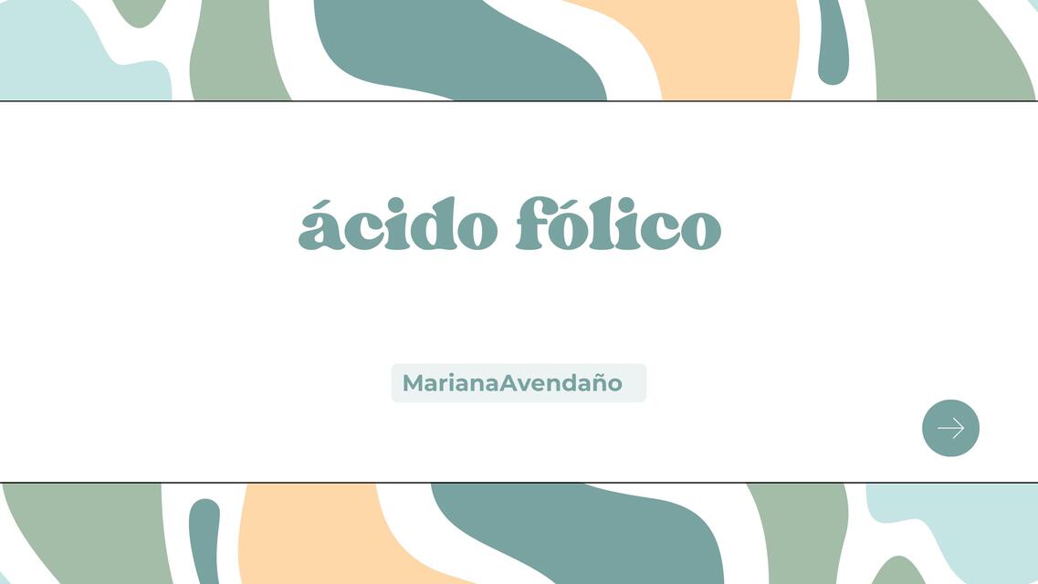 Ácido Fólico  