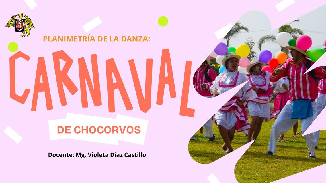 Planimetría de la danza carnaval 