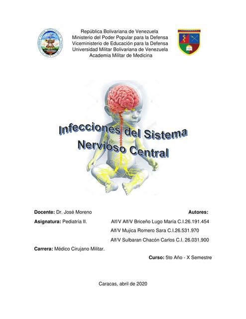 Infecciones del Sistema Nervioso Central 