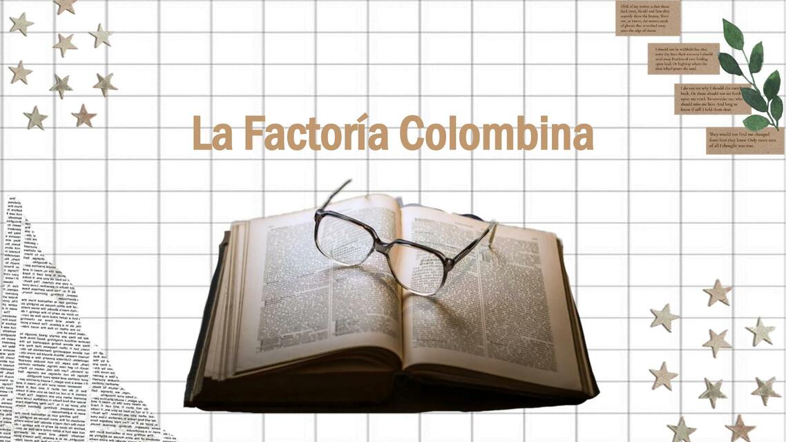 Diapositivas lindas Factoría colombina