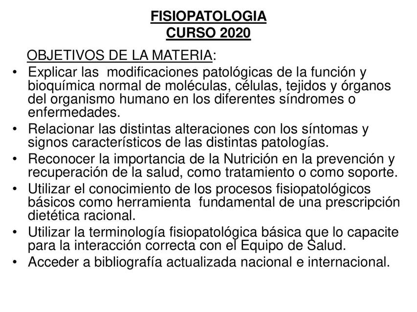 Fisiopatología 