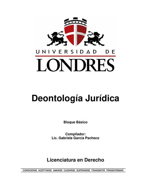 Deontologia Juridical