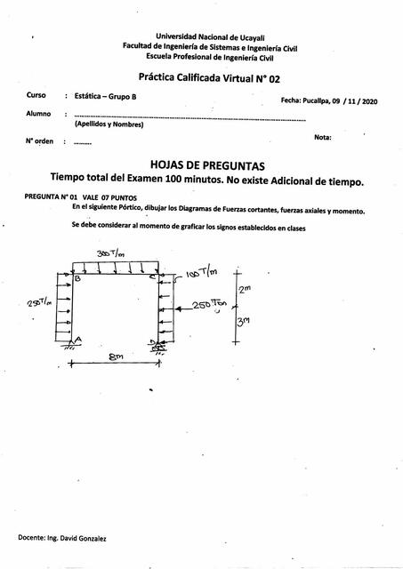 Practica calificada diseño de estructuras 